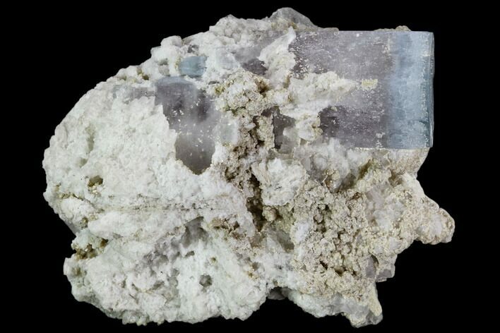 Aquamarine/Morganite Crystals in Albite Crystal Matrix - Pakistan #111364